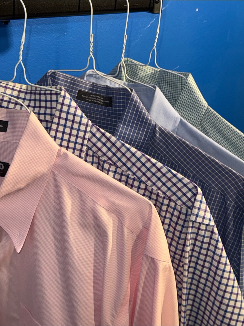 Lot of 5 Kirkland Signature Dress Shirts XXL 18 35